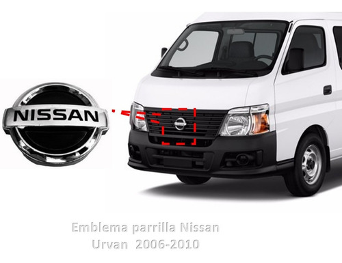 Emblema Nissan Urvan Parrilla 2007 2008 2009 2010 2011 2012 2013 Foto 3
