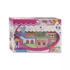 Casinha Encantada Com Moveis E Bonecos Infantil