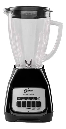 Licuadora Oster Blstkag-bpb 1.5 L Negra Con Vaso De Vidrio 220v