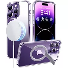 Casekoo Funda Transparente Para iPhone 14 Pro Max Con Soport