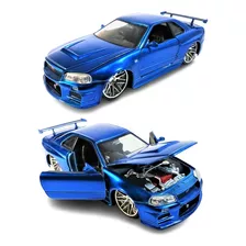 Nissan Skyline Gt-r (r34) Fast Furious Sin Caja- M Jada 1/24