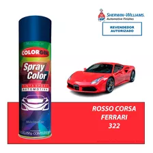 Tinta Spray Automotivo Vermelho Rosso Corsa Ferrari 300ml