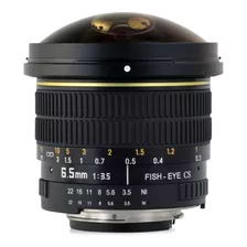 Opteka 6.5mm F/3.5 Fisheye Lente Para Nikon F