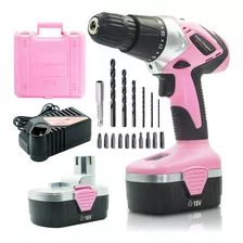 Pink Power Pp181li Kit De Destornillador Y Taladro El&eacut.