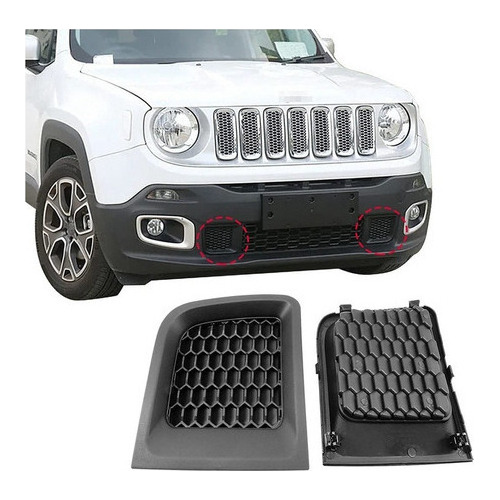 Para Jeep Renegade 2015-2017, Parachoques Delanteros, Rejill Foto 3