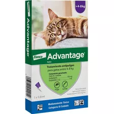 Advantage Pipeta Antipulgas Gatos De 4 A 8kg