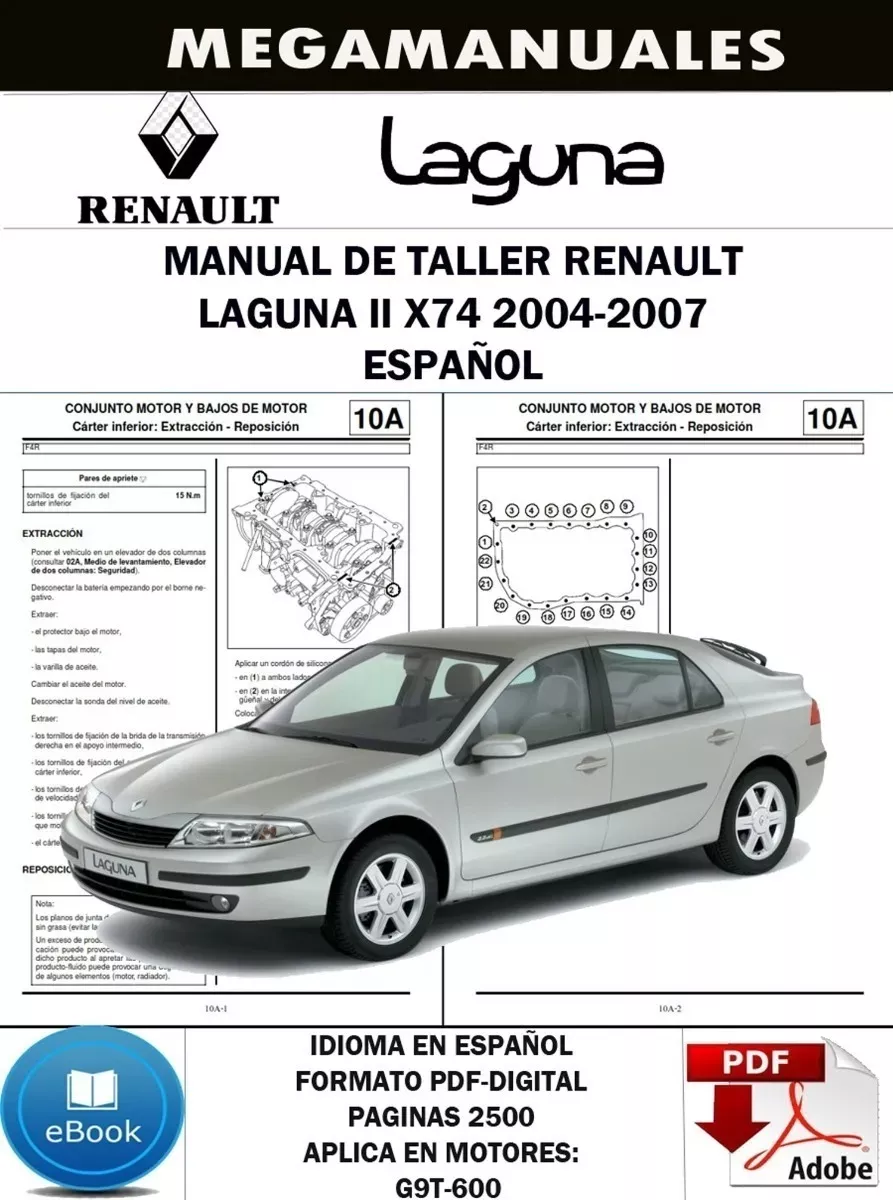  Manual De Taller Renault Laguna Ii 2004-07 Español