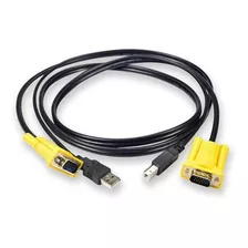 Cabo Kvm Usb Vga 1,50 Metros Comtac