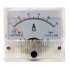 Amperímetro Analógico Dc 0~50a C/shunt