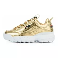 Tenis Fila Disruptor Oro Mujer M00040-720