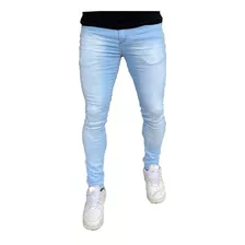 Calça Rasgada Masculina Jeans Super Skinny Varias Cores Br