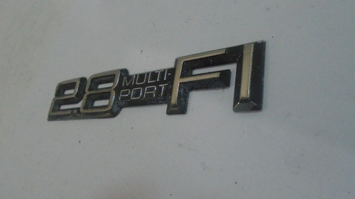 Emblema Oldsmobile Cutlass Cavalier 2.8 Multi Port Fuel Foto 6