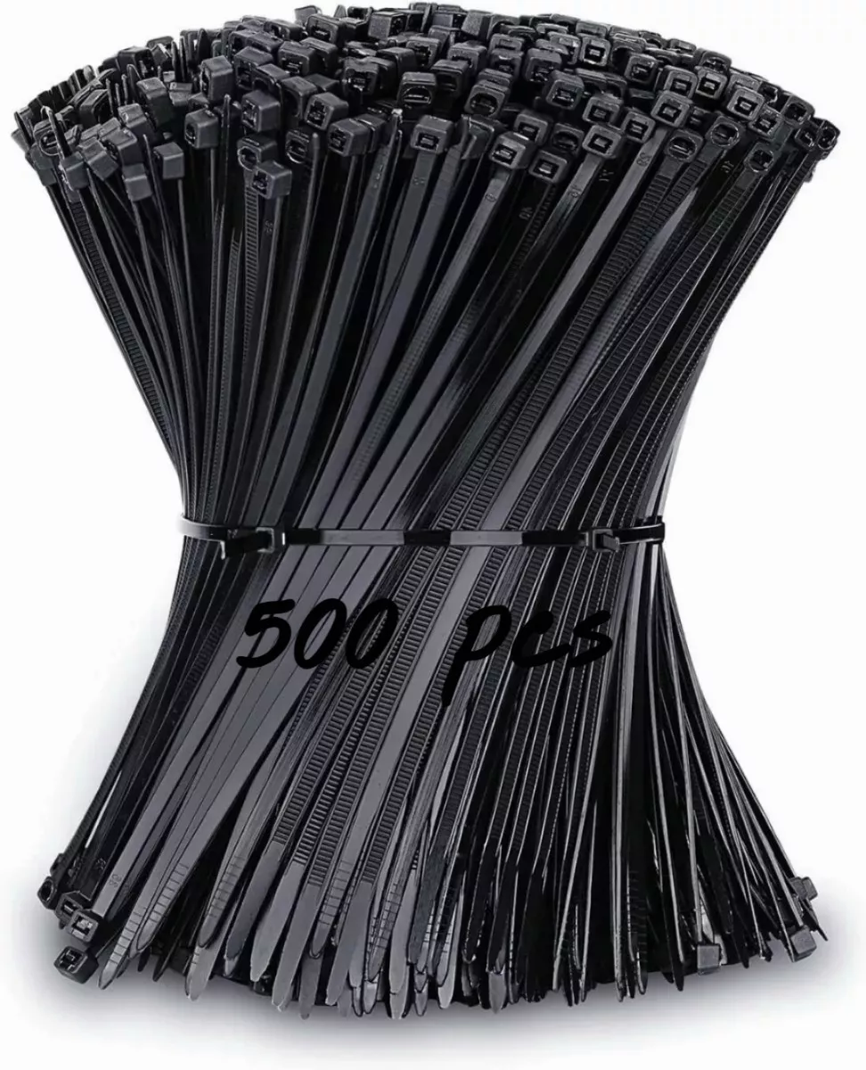 500 Pzs Cinchos Plástico 18lb Bridas De Nailon Anti-uv 20cm