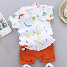 Roupa Mauricinho Conjunto Infantil Temático Menino Floral