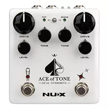Nux Ace Of Tone Dual Overdrive Pedal Apilado Con Tubeman Mki