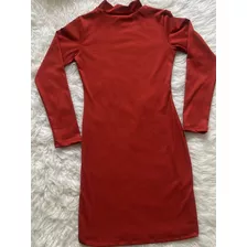 Vestido Xadrez Pied Di Poule Manga Longa Canelado Premium