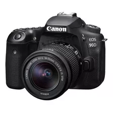 Camara Canon Eos 90d Lente Ef 18-55 Is Stm 4k 32mp Nuevo 