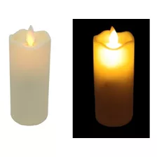 Kit 15 Velas De Led Eletrônica Chama Viva + 30 Pilhas Aa