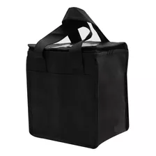 Bolsa Térmica Lancheira Marmita Academia Trabalho Escola Cor Preto