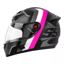 Capacete Moto Fechado Mixs Mx5 Super Speed Fosco / Brilhante Tamanho Do Capacete 56 Cor Cinza/rosa-fosco