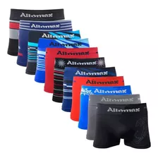 Kit 100 Cueca Boxer Cuecas Box Varios Modelos Cores Atacado