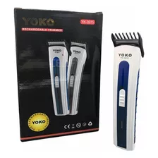 Maquina De Corte Portátil Recarregável Compacta Cabelo Barba Cor Azul