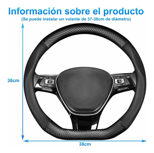 Cubre Volante Fibra De Carbono Audi S3 S4 S7 Rs Q2 S Line D Foto 3