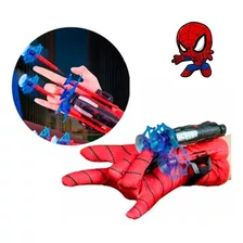 Homem Aranha Atira Teia Brinquedo Com Luva Super Herói Novo