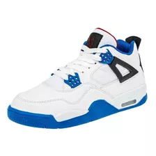 Tenis Basquetbol Hombre American Fire Blanco 817-517