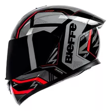 Capacete Bieffe B-12 Phanton Mais Viseira B12 Fume E Cristal