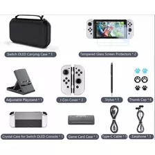 Funda Para Nintendo Switch Oled 17 Accesorios