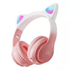 Audífono Bluetooth 5.3 Con Orejas Led Tipo Gato