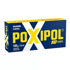 Poxipol 10 Minutos Transparente O Gris X 70 Ml Tamaño Grande