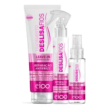 Eico Deslisa Fios Hidrata Óleo Reparador + Leave-in + Spray