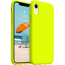 Aotesier Para iPhone XR, Silicona Líquida Mejorada Con De De