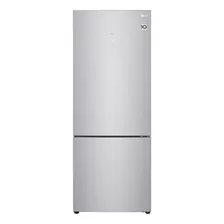 Geladeira LG Smart Bottom Inverse 451 Litros Inox 110v Gc