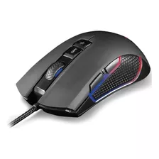 Mouse Gamer Warrior Perseus Mo275 Rgb 4000dpi Multilaser Cor Preto