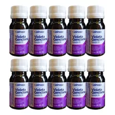 Kit Com 10 Violeta Genciana Solução 1% 30ml Cada Uniphar