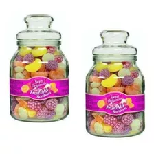 Balas Importadas Alema Sweet - Fruit Bonbons 2 Potes Vidro