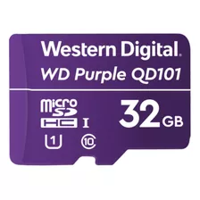 Tarjeta De Memoria 32gb Wd Purple Micro Sd Hc Para Cámaras