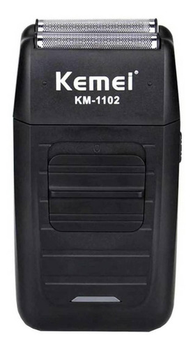 Máquina Afeitadora Kemei Km-1102 Negra 220v