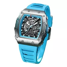 Reloj Para Hombre Marca Curren Cuadrado + Estuche Original