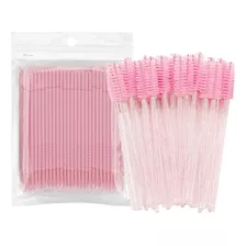 100 Microbrush Microaplicadores + 50 Cepillos Para Pestañas