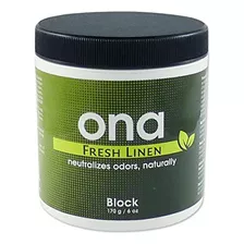 Ambientador Para Coche, Ona Block Fresh Linen, 6 Onzas
