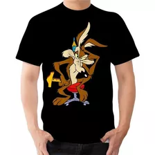 Camisa Camiseta Coyote Coiote Lobo Raposa Papaleguas 3
