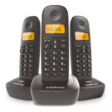 Teléfono Intelbras Ts 2513 Inalámbrico - Color Negro