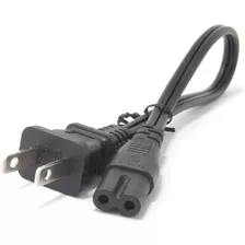 Cable De Alimentación De Ca Corto 1 Pie 0 3 M 18awg Fi...