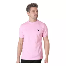 Playera Basico Camiseta Hombre Rosa Stfashion 61704614