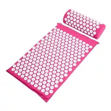 Alfombra Acupress Almohada Esterilla Yoga Acupresión Rosada