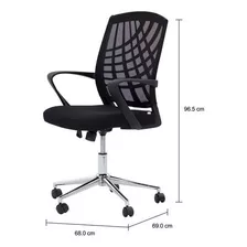 Cadeira Ergonômica Regulável Giratória Com Braços Tok Stok